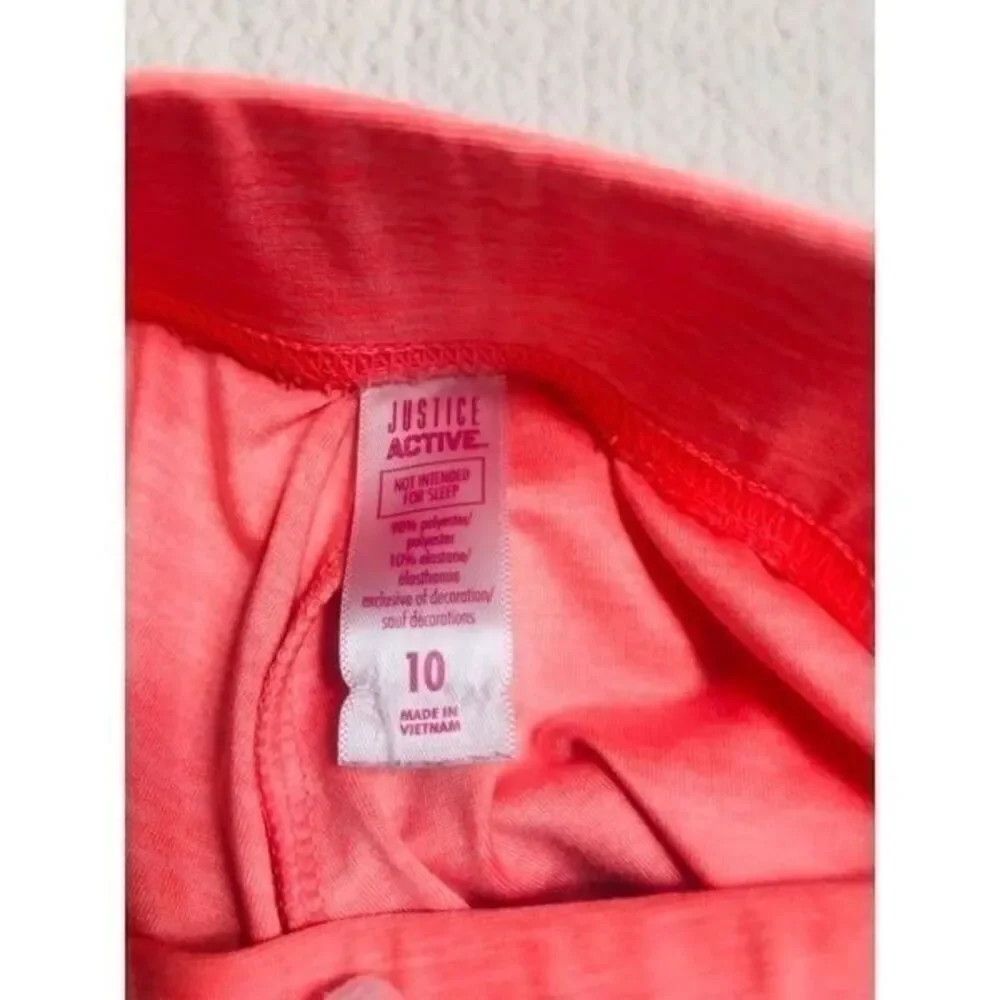 Justice PINK active shorts